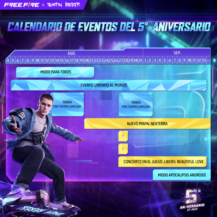 Recompensas exclusivas de los eventos recientes en Free fire